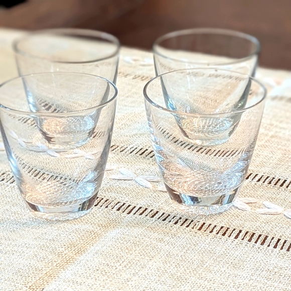 Vintage Riedel Crystal Shot Glasses with Etched Bottom (Qty 4) - Picture 10 of 10